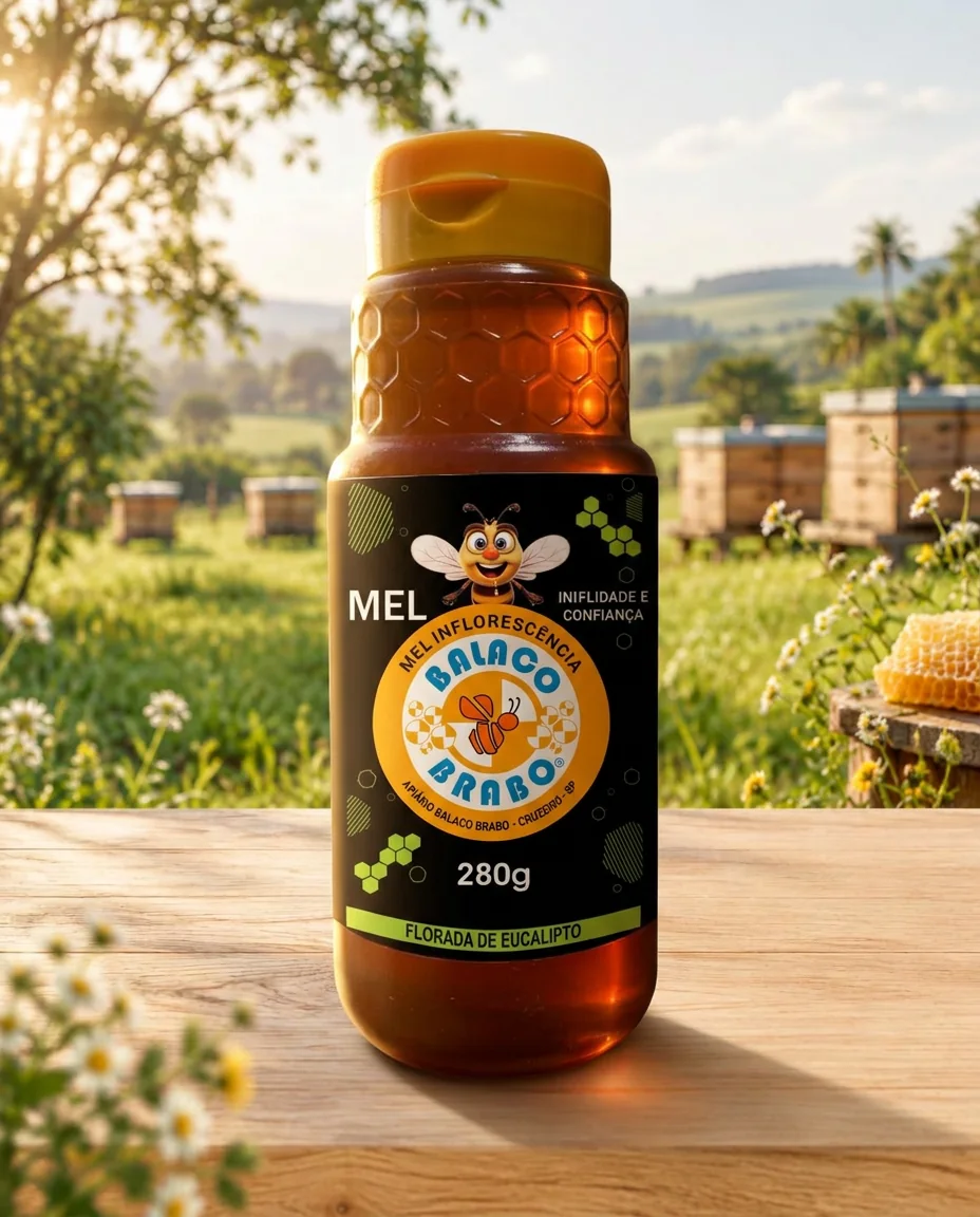 Bisnaga de mel florada de eucalipto 280g