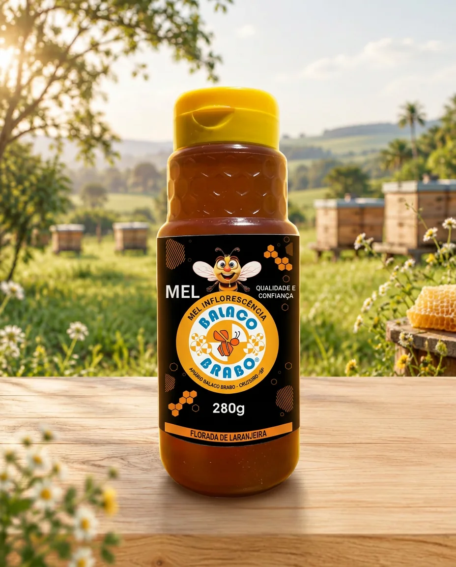 Bisnaga de mel florada de laranjeira 280g