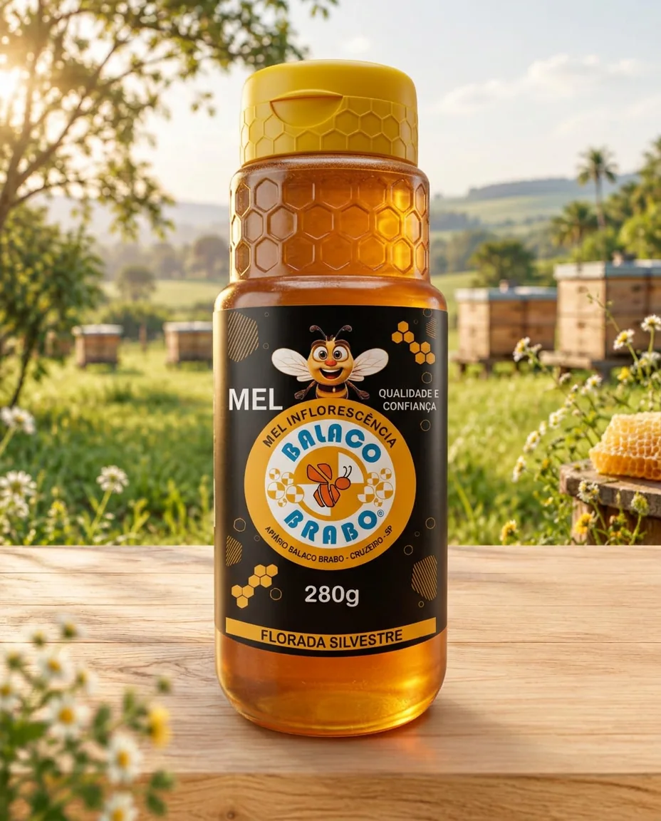 Bisnaga de mel florada silvestre 280g