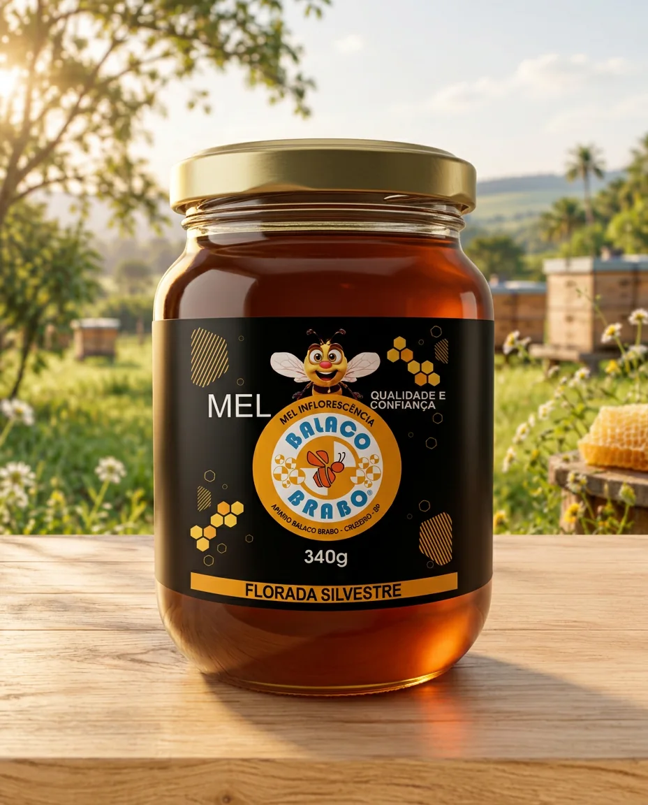 Pote de mel 340g