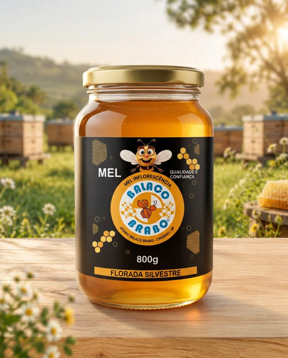 Pote de mel 800g